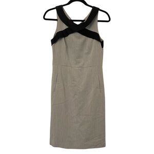 Vintage BCBG Paris Dress Gray &‎ Black